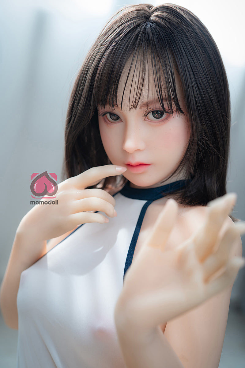 150cm Aカップ シリコンヘッド+TPEボディ 可愛いラブドール MM205 乃々歌Nonoka