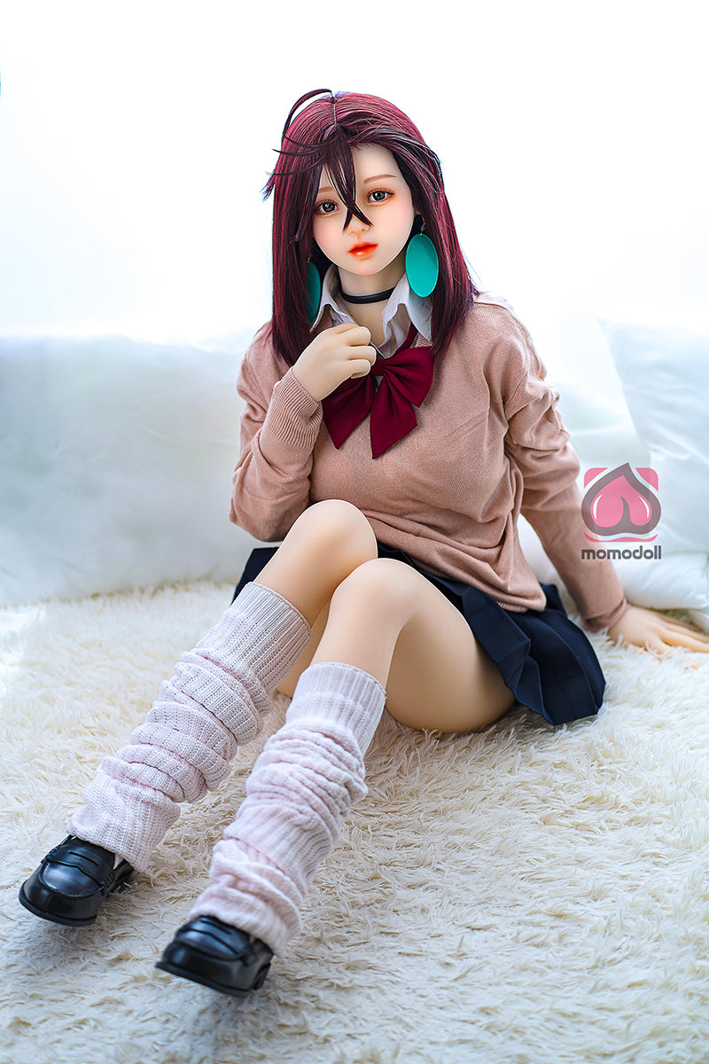 150cm Aカップ シリコンヘッド+TPEボディ 可愛いラブドール MM206 冬亜Fuyua