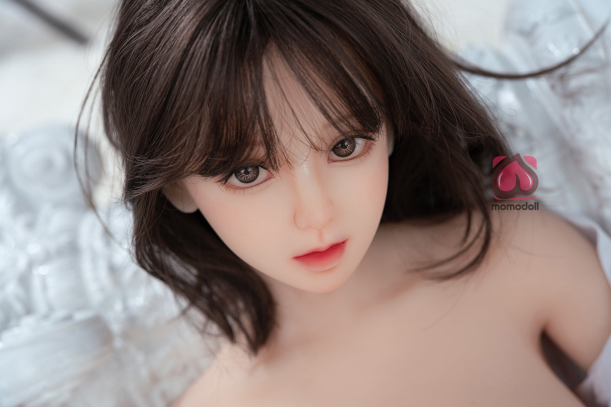 150cm Aカップ シリコンヘッド+TPEボディ 可愛いラブドール MM208 咲花Emika