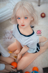 145cm Aカップ シリコンヘッド+TPEボディ 可愛いラブドール MM209 玲奈Rena