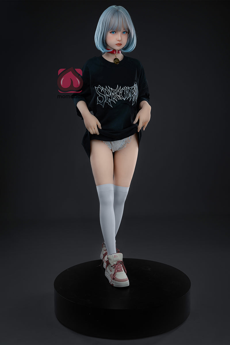 150cm Aカップ シリコンヘッド+TPEボディ 可愛いラブドール MM211 玲奈Rena
