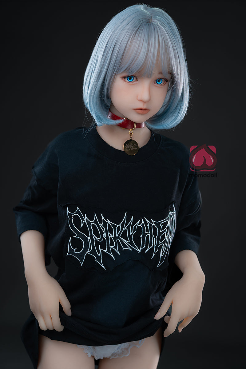 150cm Aカップ シリコンヘッド+TPEボディ 可愛いラブドール MM211 玲奈Rena