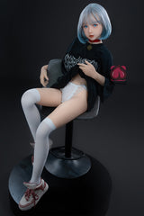 150cm Aカップ シリコンヘッド+TPEボディ 可愛いラブドール MM211 玲奈Rena