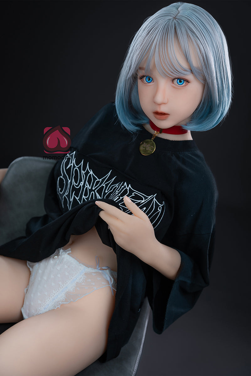 150cm Aカップ シリコンヘッド+TPEボディ 可愛いラブドール MM211 玲奈Rena