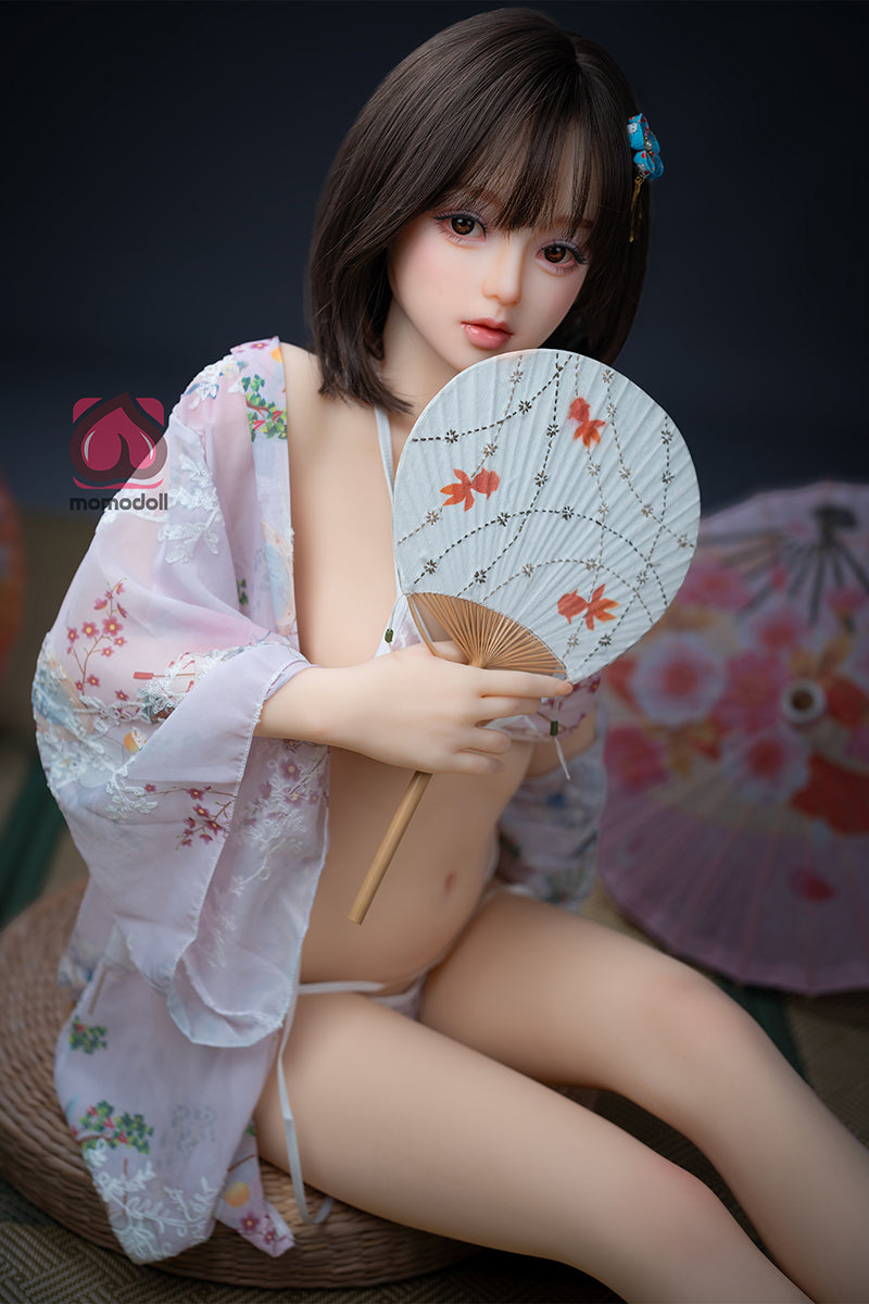 150cm Aカップ シリコンヘッド+TPEボディ 可愛いラブドール MM212 霜花Shimoka