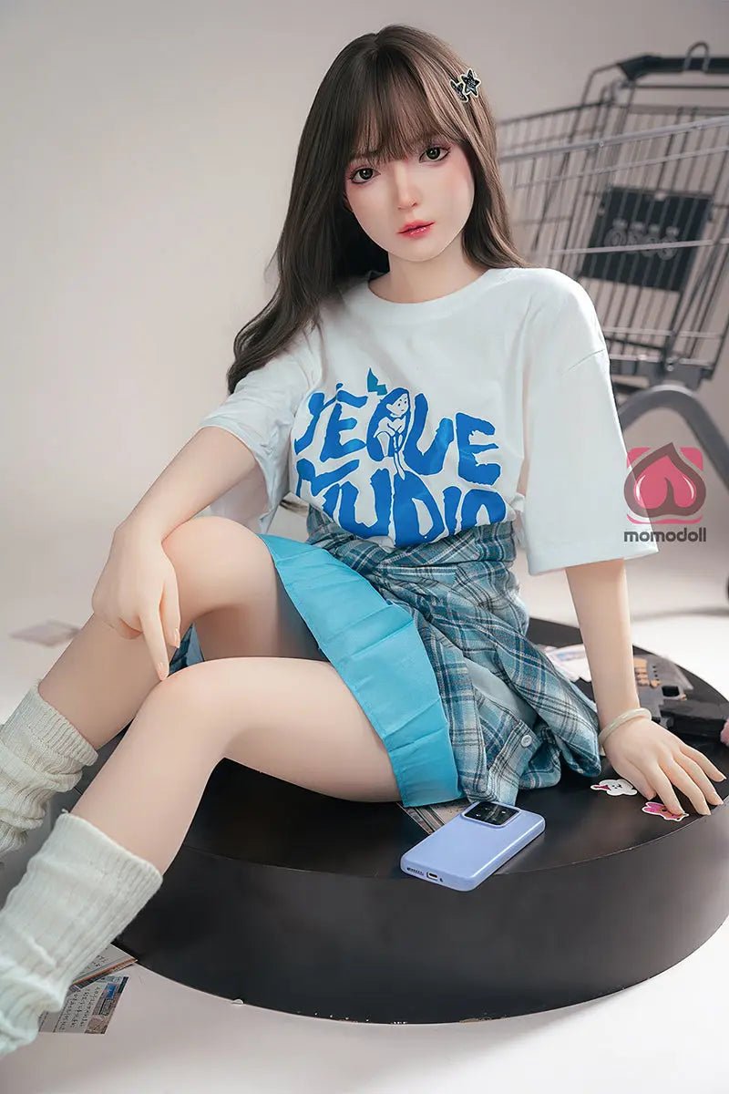 150cm Aカップ シリコンヘッド＋TPEボディ 可愛いラブドール MM214 琴音Kotone ハイブリッド - Mikidoll - ラブドール通販専門店