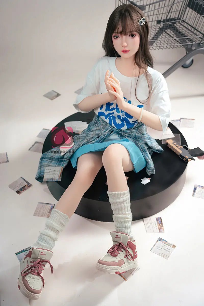 150cm Aカップ シリコンヘッド＋TPEボディ 可愛いラブドール MM214 琴音Kotone ハイブリッド - Mikidoll - ラブドール通販専門店