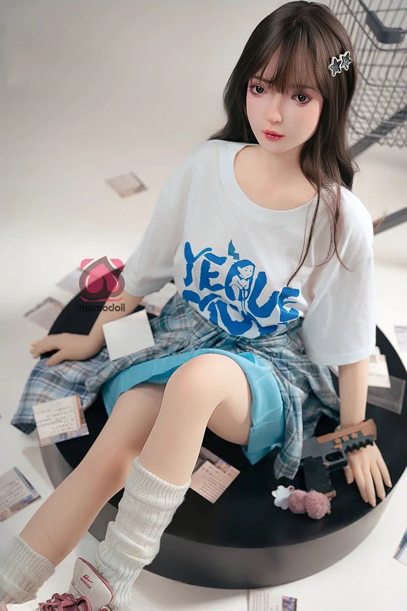 150cm Aカップ シリコンヘッド＋TPEボディ 可愛いラブドール MM214 琴音Kotone ハイブリッド - Mikidoll - ラブドール通販専門店