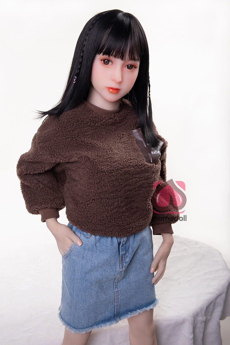 138cm Cカップ シリコンヘッド+TPEボディ 中乳ラブドール MM050 美奈子みなこ