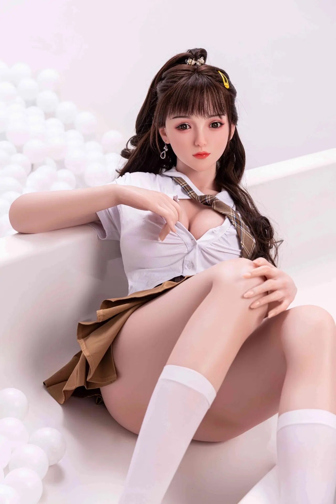 148cm Dカップ 高級TPEボディ+シリコンヘッド 可愛い美少女ラブドール Kenley - Mikidoll - ラブドール通販専門店