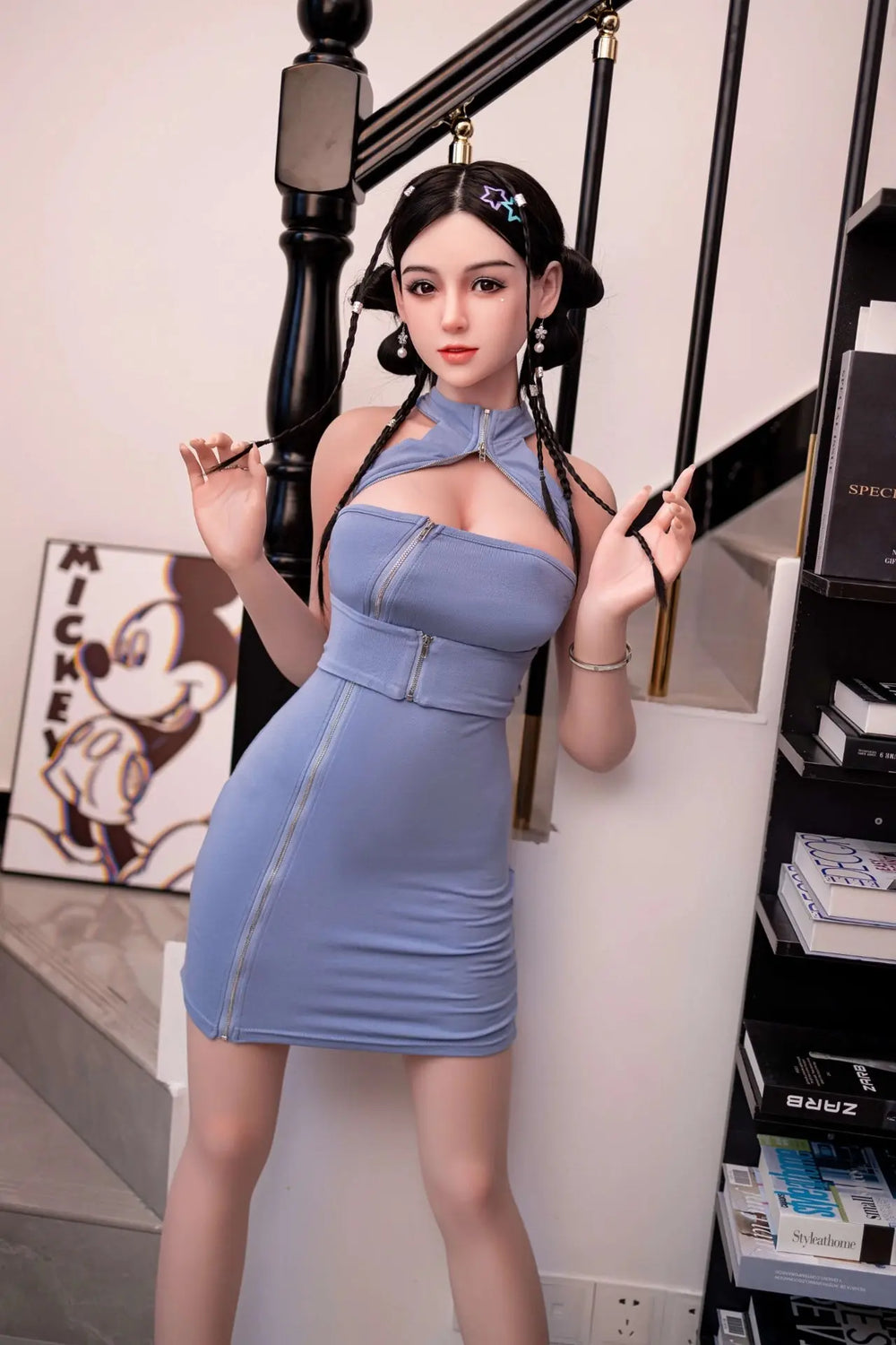 148cm Dカップ 高級TPEボディ+シリコンヘッド 可愛い美少女ラブドール Ellen - Mikidoll - ラブドール通販専門店