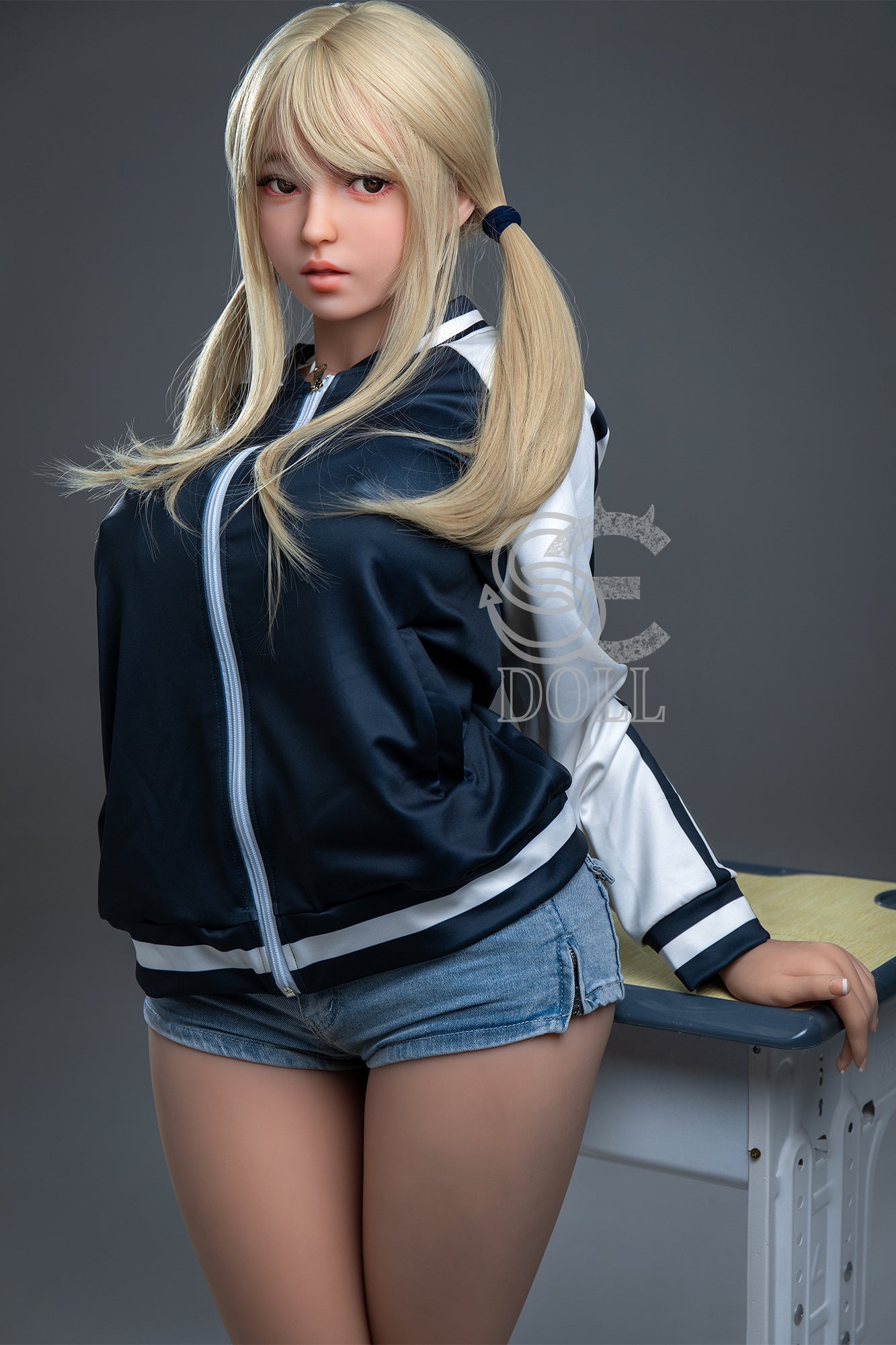 157cm Hカップ STPE製 セクシー超乳ラブドール Melody.A (baseball jacket)