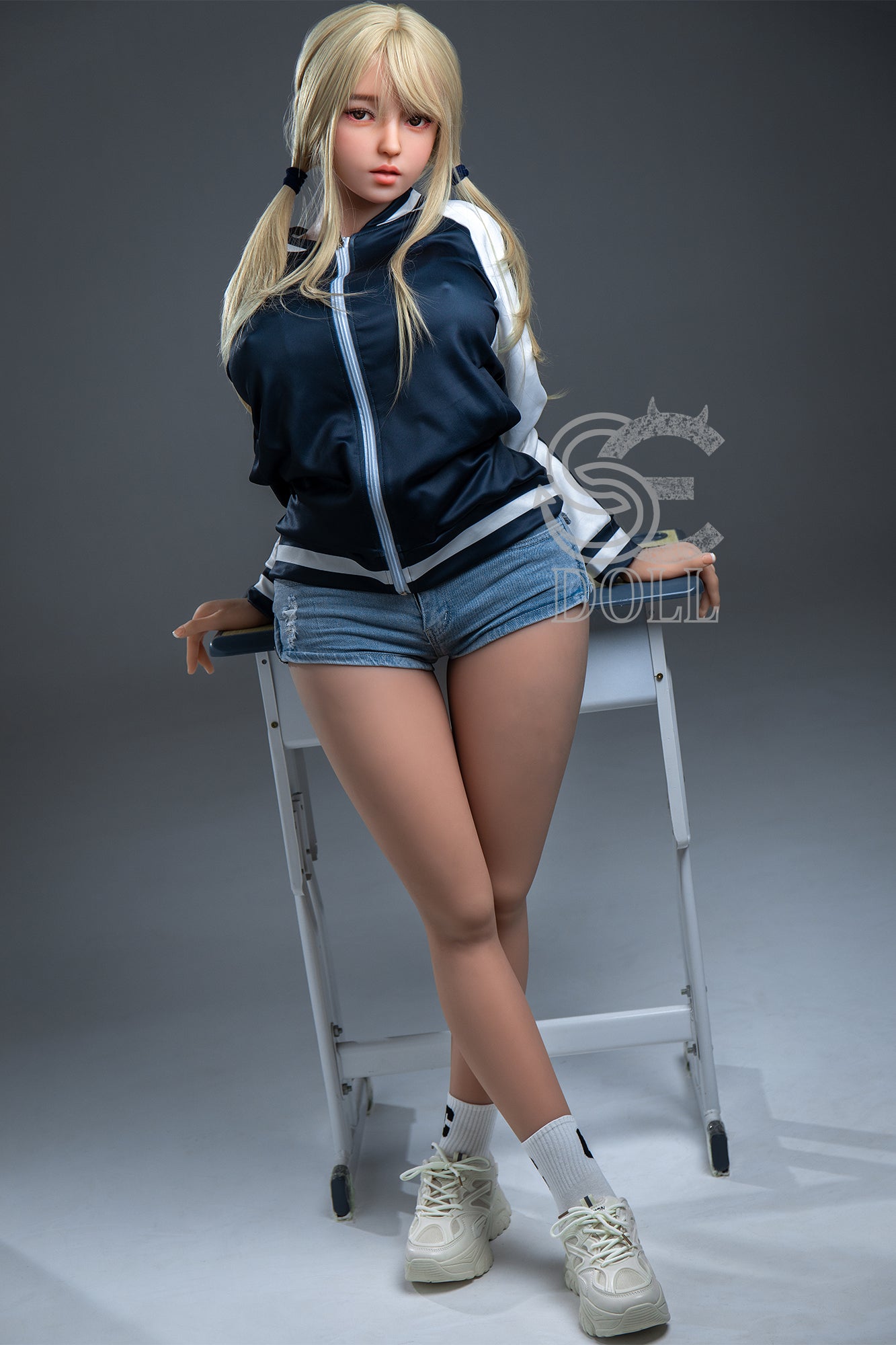 157cm Hカップ STPE製 セクシー超乳ラブドール Melody.A (baseball jacket)