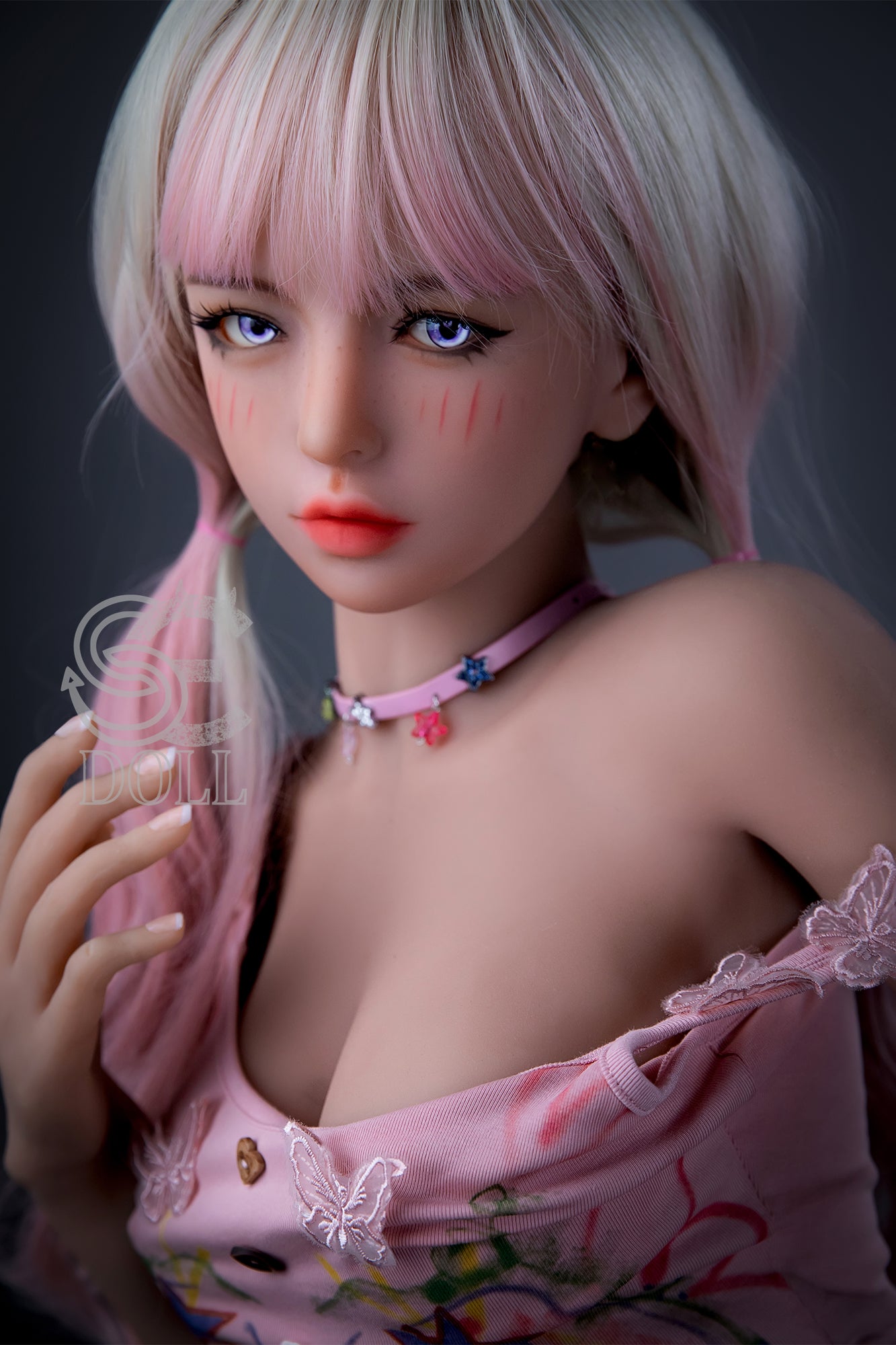 153cm Fカップ STPE製 可愛いラブドール 良乳 Mika.D