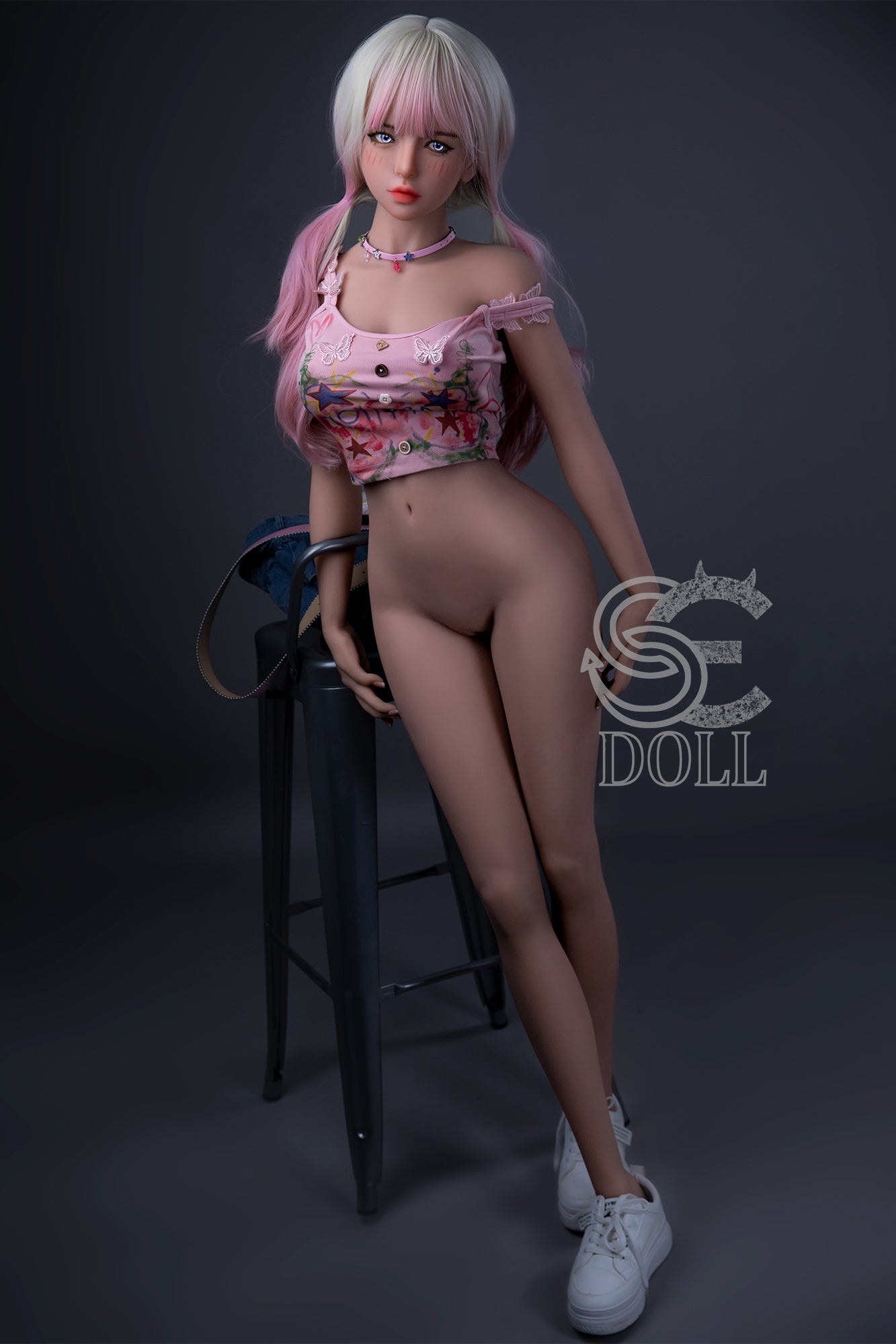 153cm Fカップ STPE製 可愛いラブドール 良乳 Mika.D
