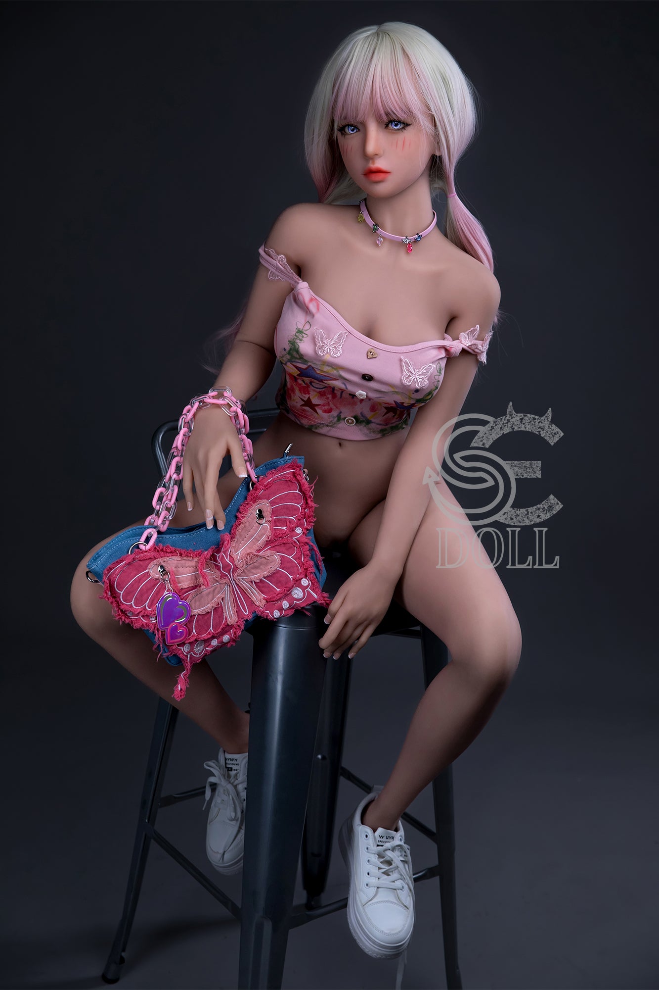 153cm Fカップ STPE製 可愛いラブドール 良乳 Mika.D