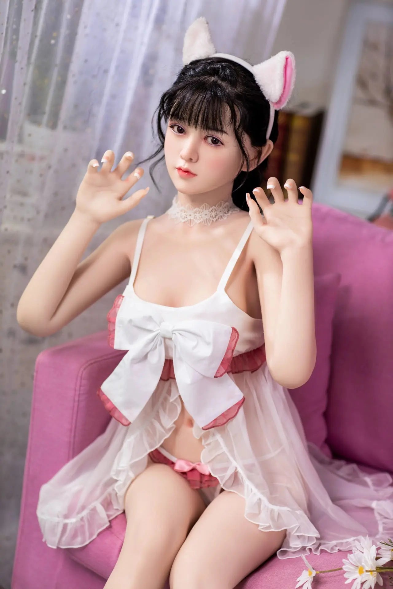 148cm Cカップ TPEボディ+シリコンヘッド 美しいバスト リアル感抜群ラブドール Nathalie - Mikidoll - ラブドール通販専門店