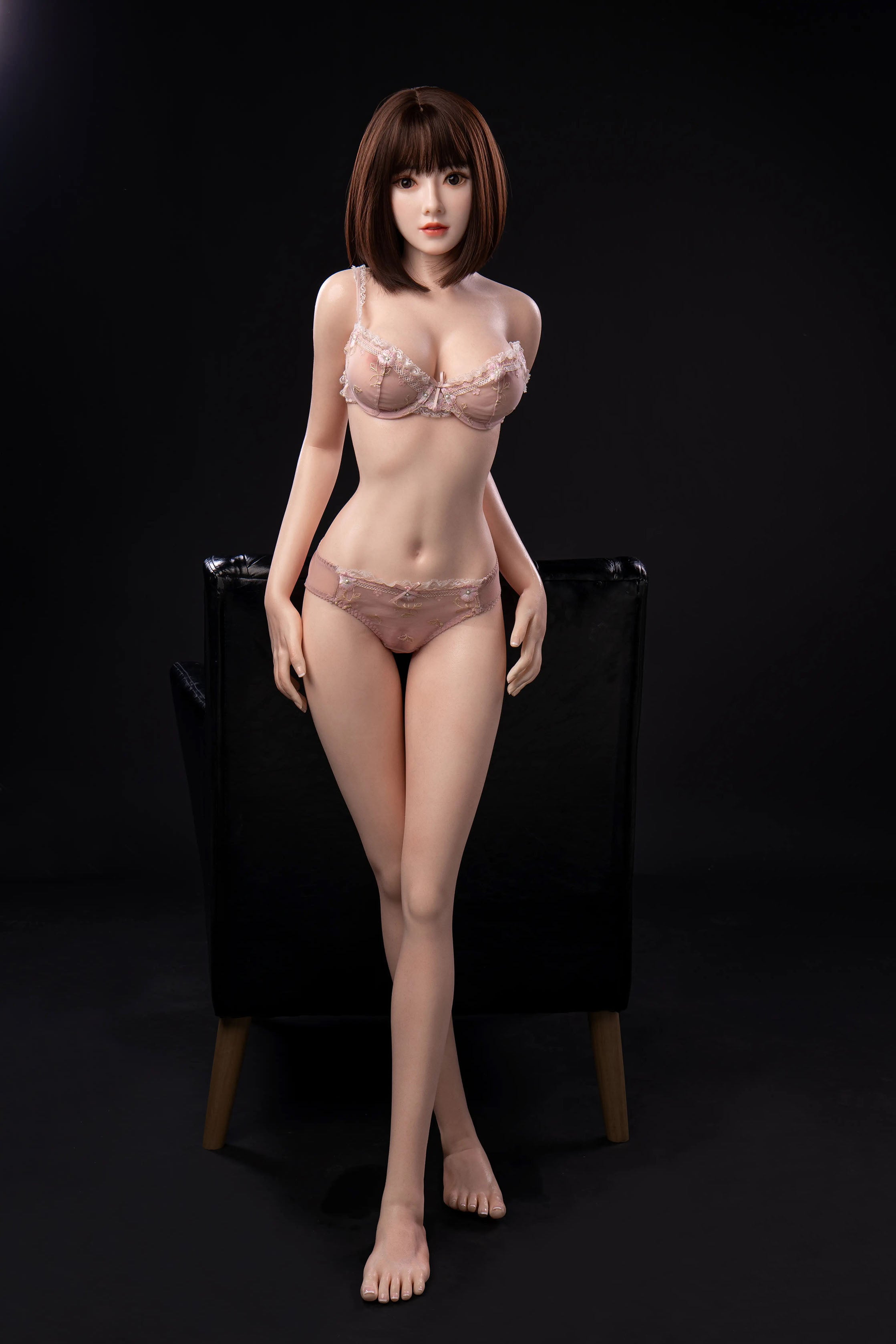 160cm Dカップ フルシリコン 魅力的なバスト 美しい美女ドール He Jing