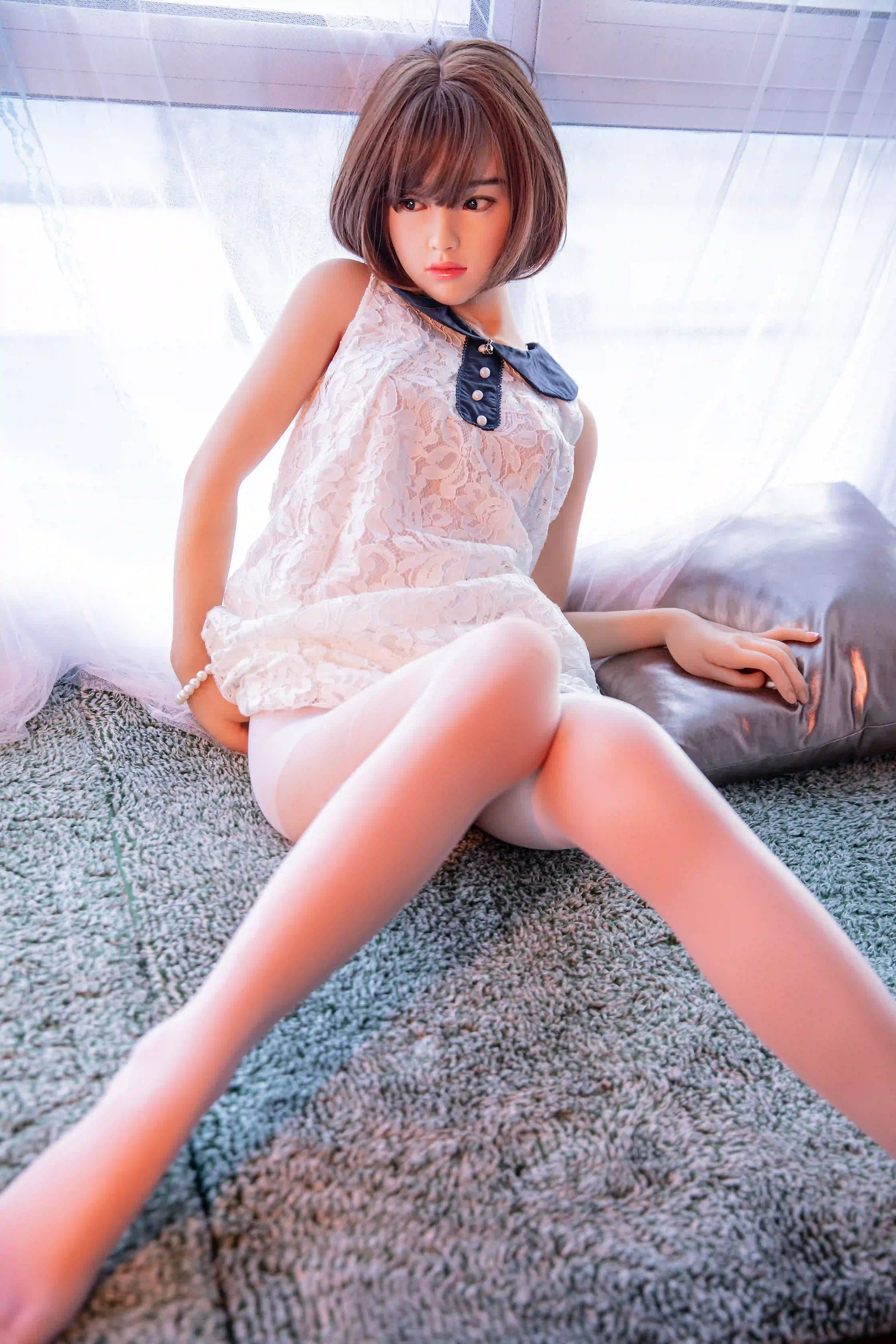 140cm Bカップ 高級TPEボディ+シリコンヘッド 可愛い美少女ラブドール Vy